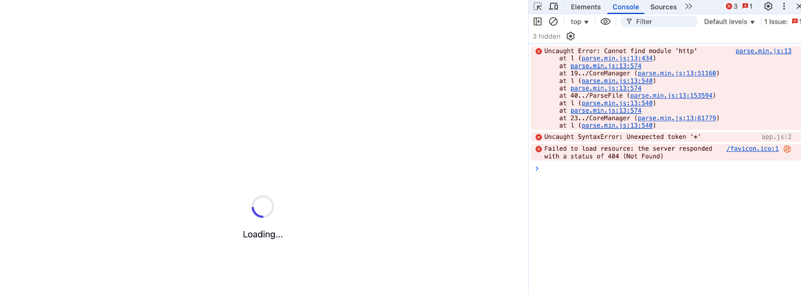 error