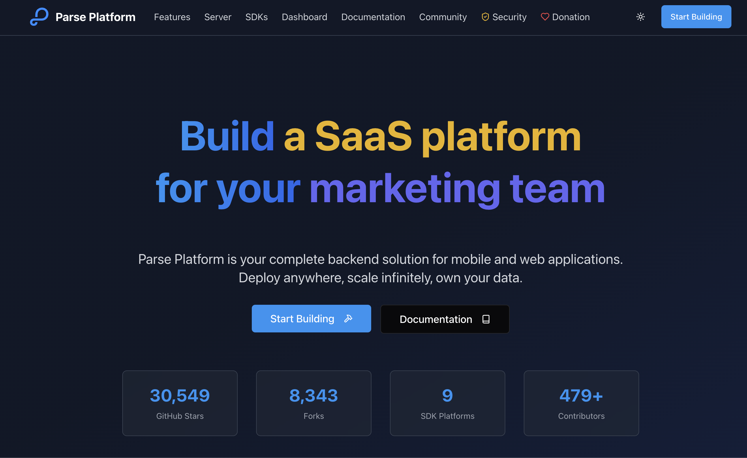 Parse Server Platform